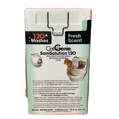 CatGenie SaniSolution 120 Self-Cleaning Litter Box Sealed - Image 1 of 3