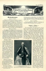 Monsignore Merry del Val zum Kardinal ernannt Titelblattfoto von 1903 - Bild 1 von 1