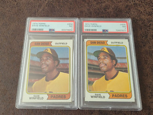 P1CK 1 - 1974 Topps Baseball ROOKIE Dave Winfield #456 - PSA 7 -New York Yankees