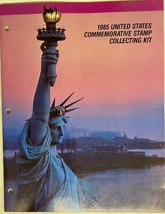 1985 USPS Commemorative Stamp Collecting Kit Book w/ 7 Stamps Sealed Ungeöffnet - Bild 1 von 11