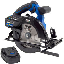 Wolf 185mm Cordless Circular Saw with 20V Battery & Fast Charger