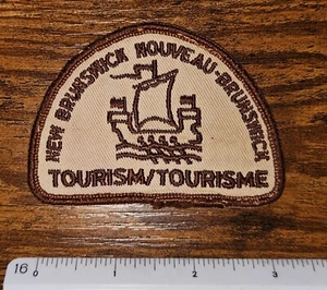 New Brunswick Canada Nouveau Tourism Vintage Souvenir Patch - Picture 1 of 1