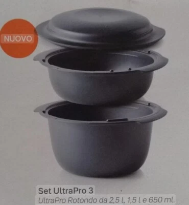 Set Ultra Pro  Tupperware Ultra Pro 2,5L/1,5L/650 ML - Immagine 1 di 4