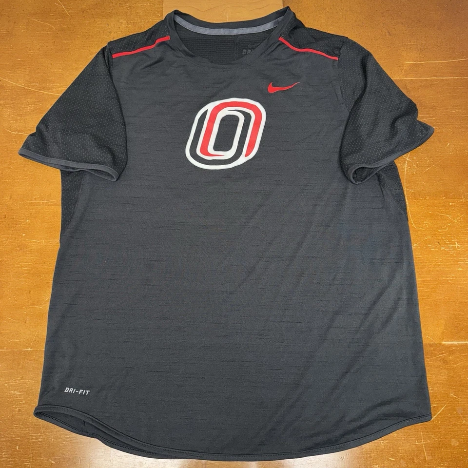 University of Nebraska Mavericks Shirt Mens Extra Large Gray Dri-Fit Nike - Image 1 of 4