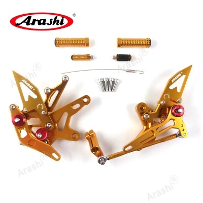 Reposapiés ajustables Arashi para Kawasaki Ninja 500 Z500/ABS 2024 2025 Foto 1 de 4