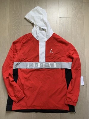 Jordan Anorak Rojo Talla Mediana Media Cremallera Foto 1 de 4