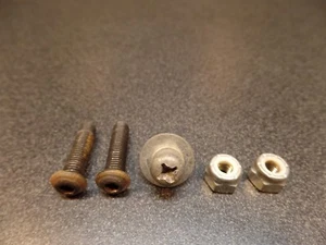 Yamaha Ty 250 1984 1985 guardabarros trasero herrajes  - Imagen 1 de 4