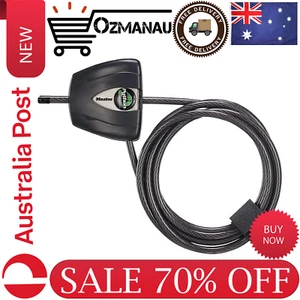 Master Lock Python Adjustable Locking Bike Cable Lock, 1.8 m Length x 5 mm DM AU - Picture 1 of 6