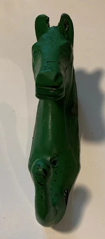 HORSE HEAD, CAST IRON HORES HEAD, HAT RACK, FENCE POST, WALL DECOR Cover