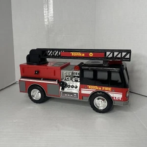 Tonka Fire Truck Vehicle Motorized Turning Ladder Lights Sound L04 - Picture 1 of 14