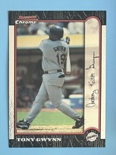 1999 Bowman Chrome #264 Tony Gwynn San Diego Padres