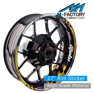 Pegatinas de llanta blancas Racing de 17 pulgadas AA01 para Yamaha YZF R6 99-20 16 17 18 19 - Imagen 1 de 16