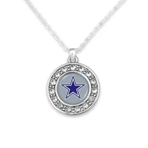 Dallas Cowboys Jewelry Necklace Abby Girl - Picture 1 of 1