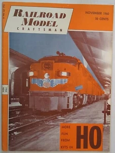 Model Railroad Craftsman November 1960 Vintage  Magazine Railroad Modeling - Picture 1 of 2