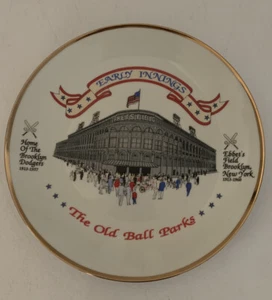 Ebbet's Field Commemorative Plate New York - Picture 1 of 1