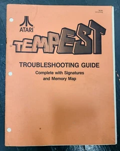 Atari Tempest Troubleshooting Guide Arcade Video Game Manual - Picture 1 of 1