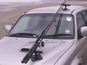 Vac-Rac Car Fishing Rod Rack. Combi model, Magnetic attachment. - Picture 1 of 6