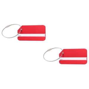 Taschenanhänger Aluminium Gepäck Kennzeichner Anhänger Gepäck bedruckt Kofferanhänger - Bild 1 von 11