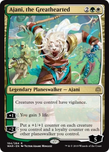 Ajani, the Greathearted - War Of The Spark #184/264 MTG Magic The Gathering - Image 1 of 1