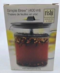 NEU Rishi Simple Brew Loseblatt Teekanne Tee Steil 400ml/13,5oz. - Bild 1 von 3