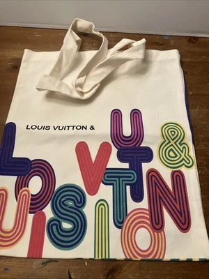 Bolso de Mano Louis Vuitton Lona Edición Limitada Eco Reutilizable LV Doble Cara Foto 1 de 4