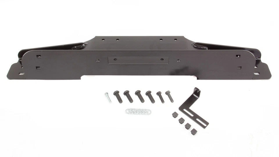 Jeep TJ 1997-2006 placa de montaje negro cabrestante montaje Rock Crawler kit de protección de parachoques Foto 1 de 1