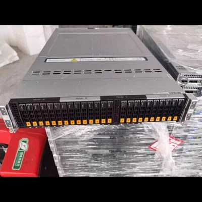 Supermicro 2029BT-HNTR Server 24X2.5"/8X Intel 8160 24Core/1T RAM/4X 1T NVME U.2 - Image 1 of 4