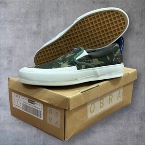 NIB Men’s OBRA Terra Canvas Camo Slip-On Wrap Toe Sneakers - MSRP $120 - Picture 1 of 11