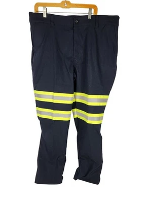 NWT Cintas Comfort Flex Pro Reflective Pants High Visibility Navy 38/32 - Image 1 of 4