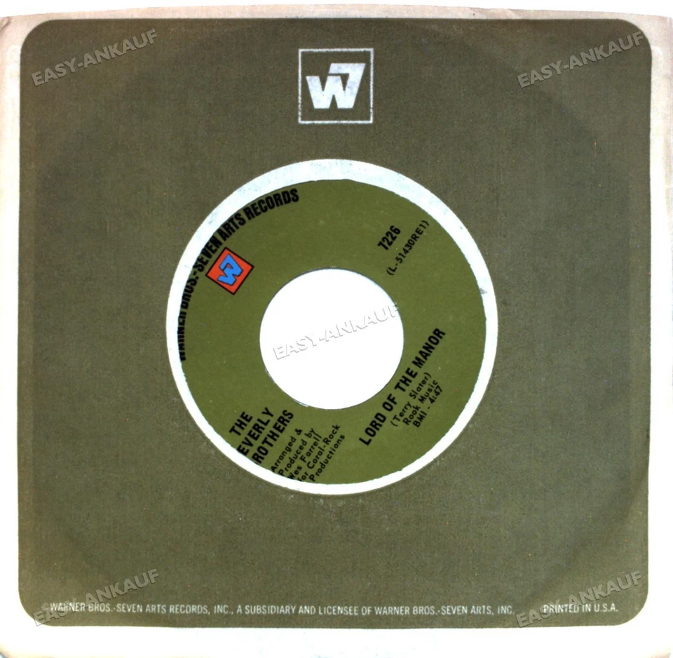 Everly Brothers - Milk Train / Lord Of The Manor 7" (VG+) ' - Image 1 of 1