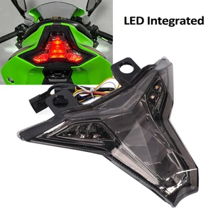 LED Brake Tail Light Turn Signal Indicator For KAWASAKI NINJA ZX6R ZX636 2024-25 - Picture 1 of 24