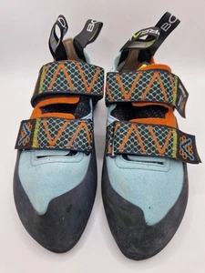 Boreal Diabola Bouldering Climbing Shoes Women's Blue/Orange Size UK 6 SMALL - Picture 1 of 7