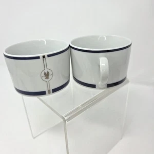 American Airlines AA Wessco Gwathmey Siegel Swid Powell 73CU55 Mug Cup Set Of 2 - Picture 1 of 8