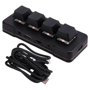 MK424BT 4-klawiszowa niestandardowa klawiatura z mechanicznym Bluetooth + USB6081 - Zdjęcie 1 z 7