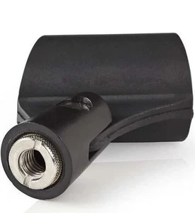 SUPPORTO PER MICROFONO CON ATTACCO 5/8" E 3/8" NERO (A/N MPCL20BK) nuovo - Picture 1 of 3