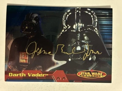 JAMES EARL JONES autograph Darth Vader 2001 TOPPS Star Wars Evolution signed PSA - Image 1 of 4