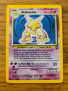 ¡Alakazam (1/130) Holo Base Set 2 Tarjetas de Pokémon! ¡P&P RÁPIDO Y GRATUITO! - Imagen 1 de 39
