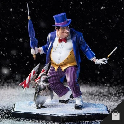 Iron Studios El Pingüino Batman Estatua Ivan Reis Figura 1:10 Edición Limitada Nuevo Foto 1 de 4