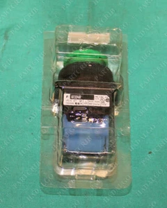 Fuji Electric AR30M4R-10G Pushbutton Pilot Light-Mushroom Head-Green Button NEW - Picture 1 of 3