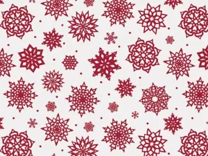 SNOWFLAKE SILHOUETTE Design Tissue Paper Sheets Choose Size & Package Amount - Picture 1 of 1