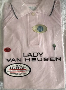 Vintage Lady Van Heusen The Torch Pink Golf Shirt Size Small New In Package - Picture 1 of 1