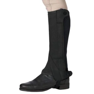 OVATION (464331BLK MED) Lds Elite Amara Ribb Half Chap Black Reg Medium - Picture 1 of 8