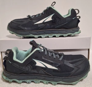 Altra Lone Peak 4.5 Blue Gray Teal Trail Running Shoes AL0A4QTX446 Women Size 9 - Picture 1 of 9