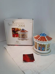 (K2) Hutschenreuther Spieluhr 2004 OVP Porzellan Karussel H:13cm Limited Edition - Bild 1 von 5