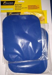 *NEW Old Stock* Fellows Brand Small Mouse Pad, Blue 58031 lot of 2 mouse pads