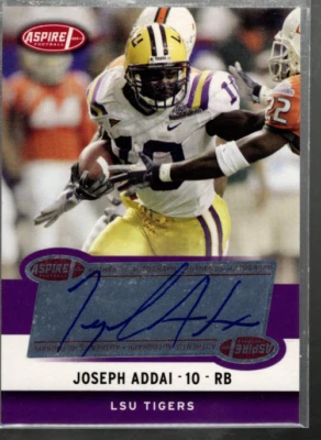 B4286- 2006 Aspire Autographs #13A Joseph Addai Auto - NM-MT - Image 1 of 2