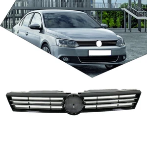 For 2011-2014 VW Volkswagen Jetta Front Bumper Grille W/Chrome Trim VW1200151 - Picture 1 of 7