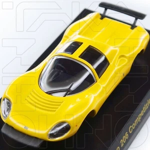 FERRARI DINO 206 COMPETIZIONE PROTO MINICAR COLLECTION 3 KYOSHO 1:64 YELLOW NIB - Picture 1 of 9