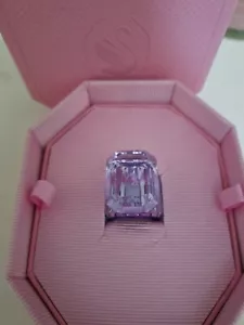 SWAROVSKI,Lucent cocktail ring, Octagon cut, Purple, SIZE 52,RRP:£230 - Picture 1 of 4