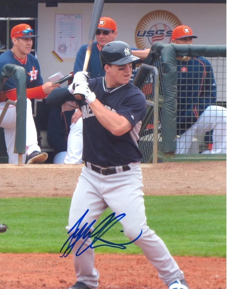Foto autografiada de Tyler Austin New York Yankees 8x10 con certificado de autenticidad Foto 1 de 1